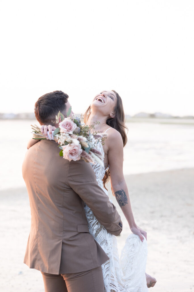 dreamy beachside Cape Cod elopement