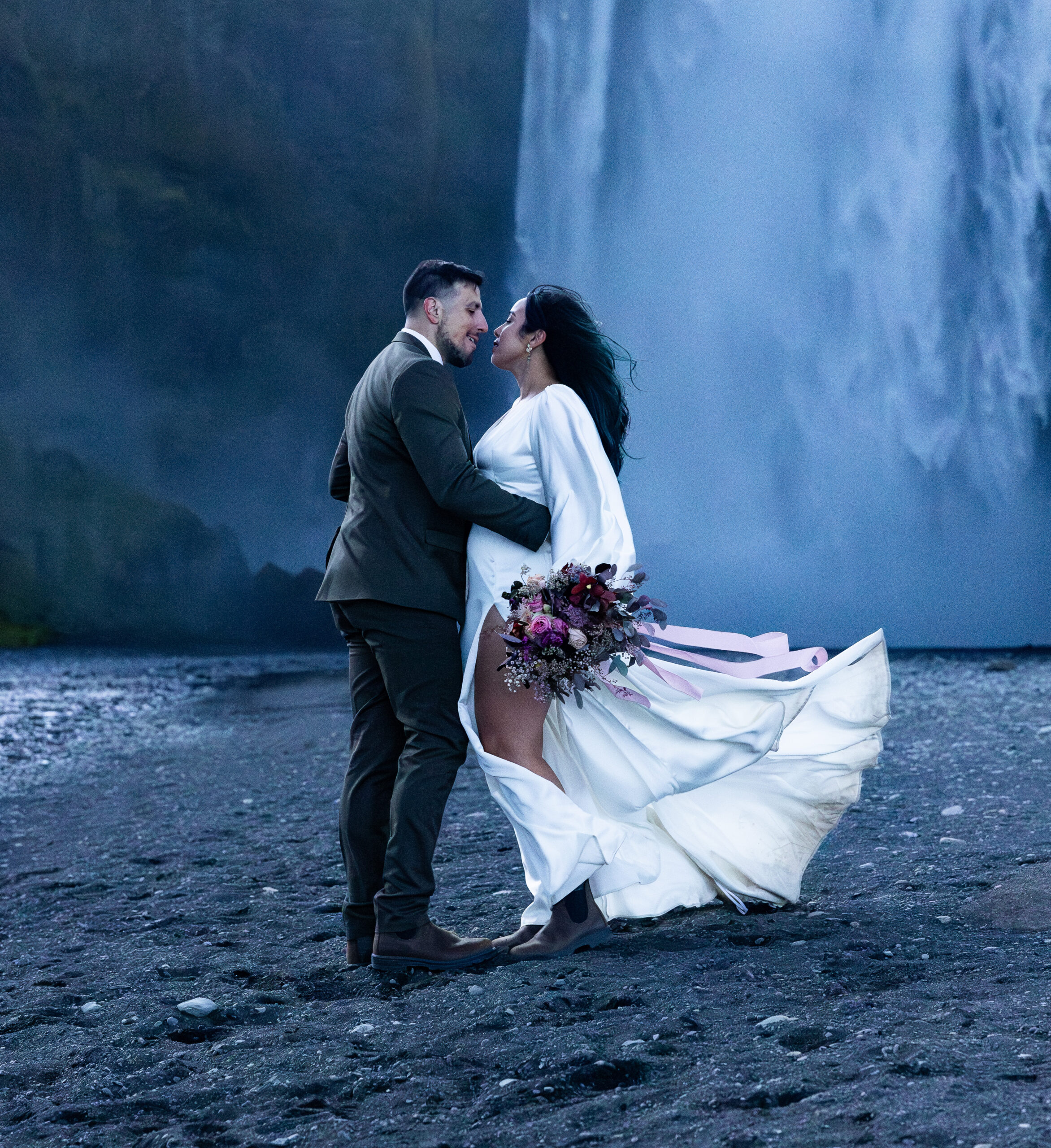 Elopement photos in Iceland