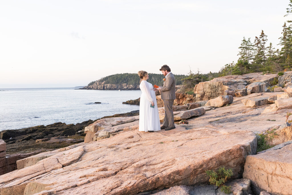 Sunrise Elopement Photos at Monument Cove 14