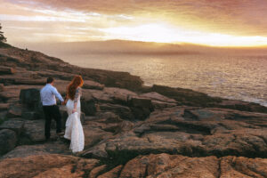 2 hour elopement in acadia national park