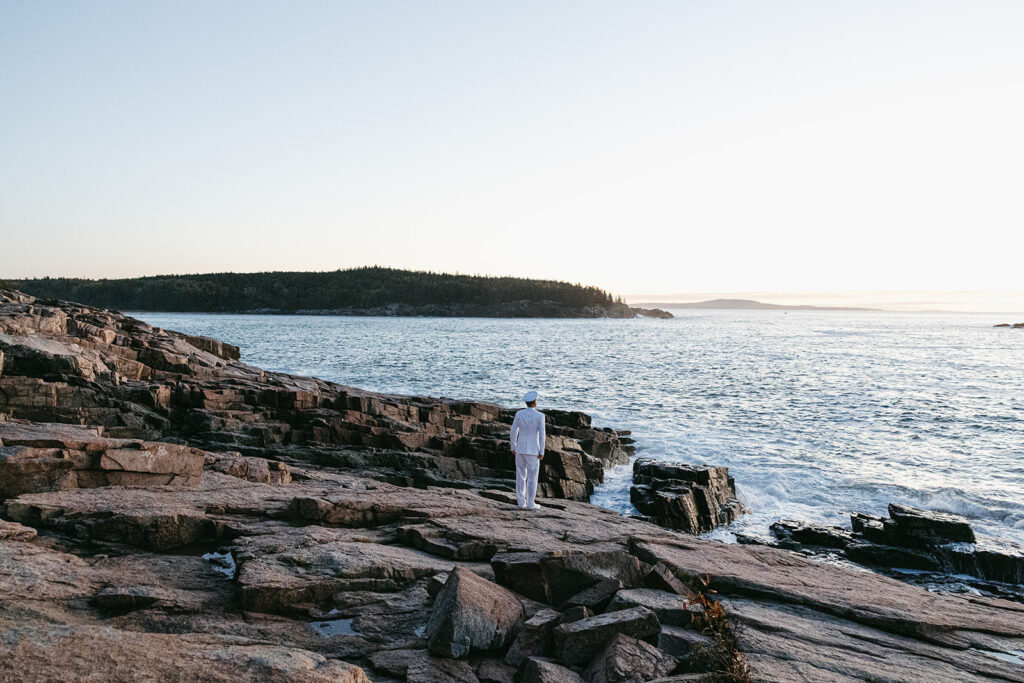 Sunrise Elopement Photos at Monument Cove 12