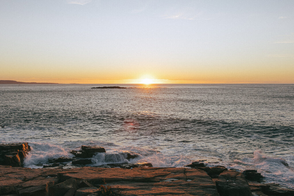 Sunrise Elopement Photos at Monument Cove 9