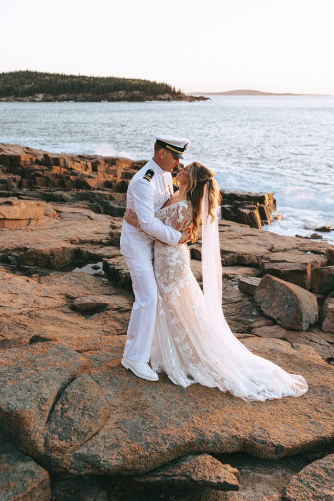Sunrise Elopement Photos at Monument Cove 8