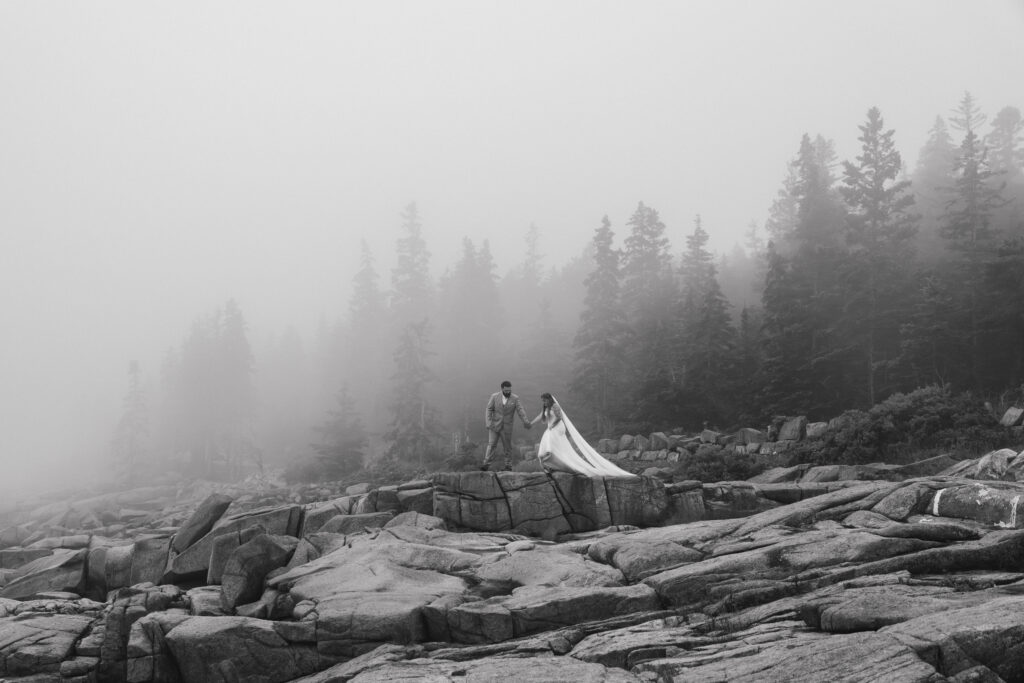 Sunrise Elopement Photos at Monument Cove 3